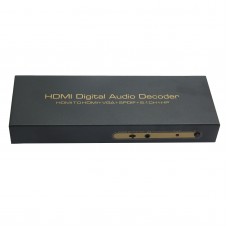 1080P HDMI Digital Audio Decoder HDMI to HDMI VGA SPDIF 5.1CH RCA Digital Multi-Channel Audio Decoder