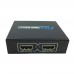 HDCP HDMI Splitter Full HD 1080p Video HDMI Switch Switcher 1X2 Split 1 in 2 Out Amplifier Dual Display for HDTV DVD PS3 Xbox