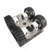 Stainless Steel N20 Smart Car Chassis Geared Motor Car Chassis Frame Metal Robot Model