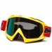 Tanked Racing Windproof Glasses Anti-Distortion Dustproof Motocross Goggles Coloured Lens for ATV Motorcycle