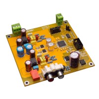 Semi-Finished AK4495EQ 32Bit DAC Decoder Board Dual Channel I2S DSD Input for Audio DIY Yellow PCB