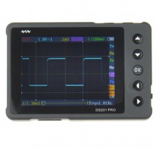 DS201 Pro 32bit 2.8" TFT LCD 8M Flash USB Digital Storage Mini Pocket Oscilloscope with 320x240 Display Recharging