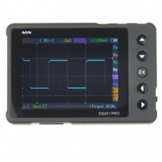 DS201 Pro 32bit 2.8" TFT LCD 8M Flash USB Digital Storage Mini Pocket Oscilloscope with 320x240 Display Recharging