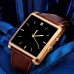 DM08 Waterproof Bluetooth Smart Watch Smartwaist Luxury Leather Business Wristwatch for Apple iPhone & Samsung Android Phone