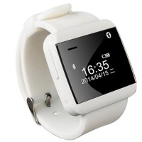 U Watch 2S Smart Watch Waistwatch Bluetooth Phonebook Caller ID Vibration for iPhone Samsung Android Phone-White