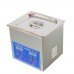 PS-08A 110V 220V 60W Small Heater Timer Digital Ultrasonic Cleaner 1.3L for Glasses Razor Jewellery w/Basket