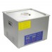 PS-50A 110V 220V Stainless Steel Ultrasonic Cleaner 40KHz 15L Digital Heater Timer Cleaning Equipment with Basket