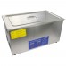  PS-70A 110V 220V Stainless Steel Ultrasonic Cleaner 420W 40KHz 19L Digital Heater Timer Cleaning Equipment with Basket