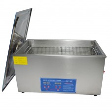  PS-70A 110V 220V Stainless Steel Ultrasonic Cleaner 420W 40KHz 19L Digital Heater Timer Cleaning Equipment with Basket