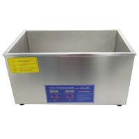 PS-80A AC110V 220V 40KHz 600W Digital Heater Timer Ultrasonic Cleaner 22L Cleaning Equipment with Basket