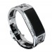 D8 Bluetooth Bracelet Smartwatch Smart Bangle Fashion Jewelry Luxury Watch for Android IOS System-Silver