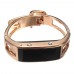 D8 Bluetooth Bracelet Smartwatch Smart Bangle Fashion Jewelry Luxury Watch for Android IOS System-Black