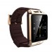 GV08 Smart Watch 1.5 inch 2.0M Camera Support SIM Card Bluetooth Pedometer for Android Phone-Gold 