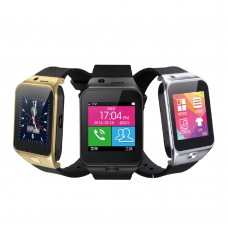 GV09 Metal Frame Smart Watch Phone Support SIM TF Card Sleep Monitor Pedometer Android Wristwatch  