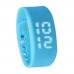 W2 Smartband Bracelet Time Display Smart Watch with Calorie 3D Pedometer Temperature Sleep Monitor Waterproof Wristband