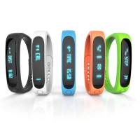 E06 Waterproof Smartband Smart Sport Bracelet Fitness Tracker Bluetooth Waistband Watch for iOS Android