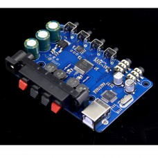 DDX-220 DC5-18V USB Digital HIFI Amplifier Board with USB Sound Card DAC for Audio DIY