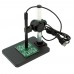 B006 GAOSUO 8 LED Digital Microscope 1X-600X HD CMOS Sensor Magnifier for Measurement Calibration