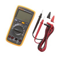 FLUKE F18B+ Digital Multimeter Meter LED DMM with TL75 Test Leads AC DC Voltage Current Tester