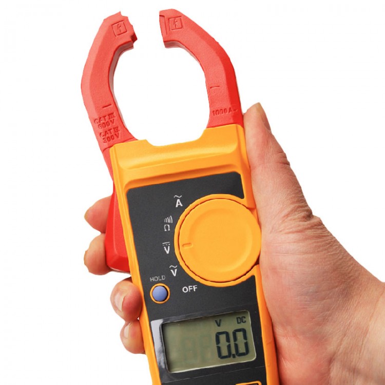 FLUKE 305 Digital Clamp Meter AC DC Multimeter Tester Range 999.9A