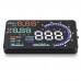 A8 5.5 Car HUD Head up Display with OBD 2 Interface Plug Headup RPM MPH KPH Fuel Consumption Multi-Colors