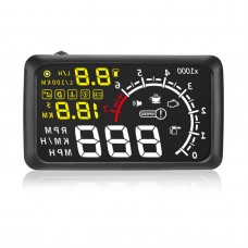 X3 Bluetooth Version 5.5 inch Car HUD Head Up Display Car Styling Speeding Warning System 12V OBD II OBD2 Interface KM/H