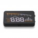 X5 3" Universal Auto Car HUD Head Up Display X3 Overspeed Warning Windshield Project Alarm System OBD2 II Interface