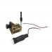 70 Degree HD Mini 600TVL FPV Camera Built-in 5.8G 200mw 8CH Transmitter TX with Voltage-Down Line