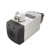 Square 1.5KW 220V Inverter Output Air Cooling ER20 Spindle Motor for CNC Engraving Machine