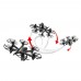 MJX X800 2.4G 135mm 6-Axis Hexacopter Aircraft 4 Channels Helicopter RC Drone w/Remote Control for FPV-Black