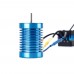 3650 4370KV 4P Sensorless Brushless Motor with 45A Brushless ESC for 1:10 RC Off-Road Car