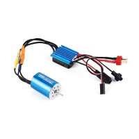 2435 4800KV 4P Sensorless Brushless Motor with 25A Brushless ESC for 1/16 1/18 RC Car Truck