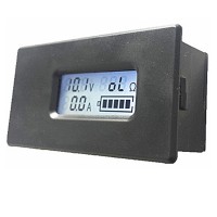 PZEM-005 Digital Lithium Battery Tester LCD Meter Voltage Current Electric Quantity Meter 18650 18350 26650 Battery Measurement