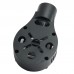Diameter 25mm Metal Integrated Motor Mount Holder for RC Multicopter-Black