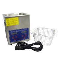 PS-10A 110V 220V 80W Digital Ultrasonic Cleaner 2L Cleaning Machine for Jewellery Clean with Basket