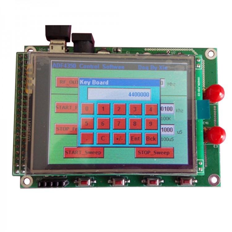 ADF4351 Module 35M4.4G TFT Color Touch Screen STM32 Sweep Frequency