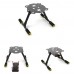 TUZ 460 4-Axis Carbon Fiber Folding Quadcopter Frame with Landing Gear Cover Hood for FPV