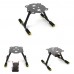 TUZ 500 4-Axis Carbon Fiber Folding Quadcopter Frame with Landing Gear Cover Hood for FPV