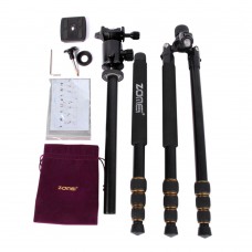 Aluminum Professional Tripod Monopod + Ball Head Gimbal for DSLR Camera Portable Cam stand