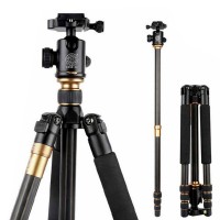 QZSD Q999C Carbon Fiber Tripod Monopod Ball Head Gimbal for SLR Camera Photography