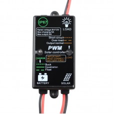 CMP-03 5A 12V ST Solar Controller Waterproof Solar Panel 8h Control Charger Controller PV Battery Charge Regulator