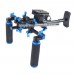 YELANGU D3 Double Handle DSLR Rig Shoulder Mount Rig Stabilizer Gimbal for DSLR Camera and Camcorder