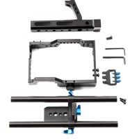 YELANGU C5 CAGE  Adjustable Cam Mount Gimbal Stabilizer C Arm for SONY A7 Panasonic GH4 Camera