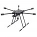 Unassembled Lji ZD850 Z6 Plus 850mm Umbrella Carbon Fiber Folding 6-Axis Hexacopter Frame with Landing Gear