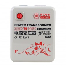 Shunhong 3000W 110V to 220V Power Transformer with LED Display&Temperature Control Board