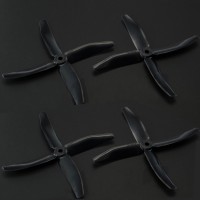 DALPROP Q5045 5 inch 4-Blade Props CW CCW Propeller for FPV Multicopter Black 4-Pairs