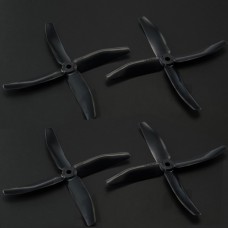 DALPROP Q5045 5 inch 4-Blade Props CW CCW Propeller for FPV Multicopter Black 4-Pairs