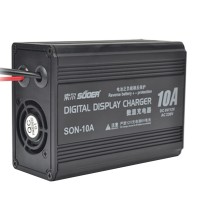 SUOER SON-10A DC6V 12V Battery Charger Digital Display Charger for Car Automobile  