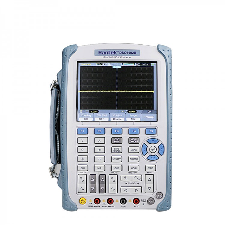 Hantek DSO1202B 2CH Handheld Oscilloscope Multimeter 200MHz 1GSa/s 1M