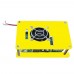 Laminated Shell Monolayer Case + Cooling System Fan for Raspberry Pi B B+ 2 3 -Yellow